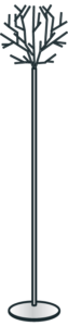 coat rack gloss white