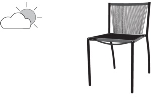 CHAIR BLACK INDOOR / OUTDOOR