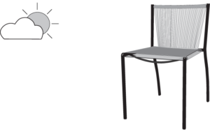 CHAIR BLACK INDOOR / OUTDOOR