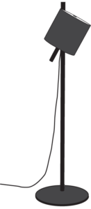 reading lamp black 