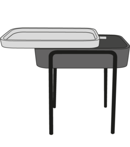 bedside table occasional table