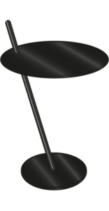 pedestal table anthracite