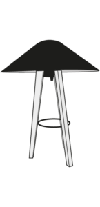 table lamp anthracite shade 