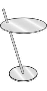 pedestal table pearl 