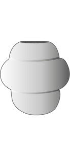 vase small white 